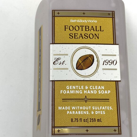 Bath & Body Works Football Season Foaming Hand Soap Gentle & Clean 8.75 Fl Oz - Picture 5 of 5